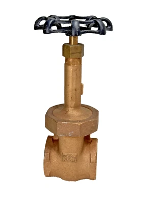 HAMMOND IB629 Bronze Gate Valve 2" NPT Thread Ends 150-SWP / 300-WOG Rising Stem - Image 1 of 4
