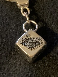 Welcome To Fabulous Las Vegas Nevada Dice Keychain Keyring - Picture 1 of 6