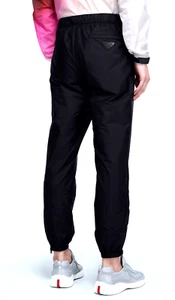 Prada Nylon Track Pants Jogging Pants Trousers With Triangle Logo Black XS - Picture 1 of 6