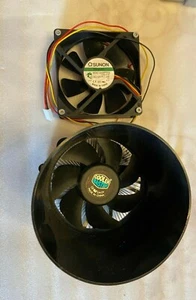 GATEWAY DX-4850-45U DESKTOP COMPUTER COOLING FAN KDE1209PTV3 DC 12V 2 FANS - Picture 1 of 10