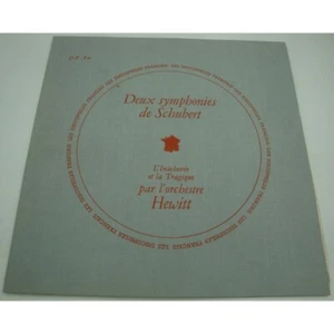 Orchestre Hewitt - Deux symphonies de Schubert - L'Inachevée/La Tragique LP Disc - Imagen 1 de 3