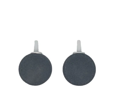 SED AQUATICS Airstones Aquarium Fish Tank Round Air stone Aeration Bubble Ceramic Stone X 2