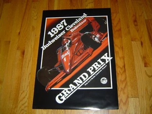 1987 Budweiser Cleveland Grand Prix ORIGINAL Posters - Picture 1 of 1