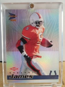 1999 Edgerrin James Rookie Card Pacific Prism Edgerrin James Holo Rookie 61 - Picture 1 of 2
