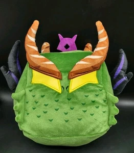 9" Plush BLOX FRUITS Green Dragon Head GAMER ROBOT LLC Stuffed Animal  - Picture 1 of 10