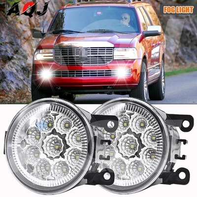 Pair white Front Bumper Fog Light Driving Lamps Fits Lincoln Navigator 2007-2014 - Изображение 1 из 4