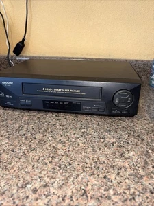 Sharp VC-A410 VCR VHS Recorder Player 4 Head - NO REMOTE - Tested & Works - Picture 1 of 4