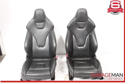 Juego de 2 fundas de cojín de asiento delanteras completas para Audi S4 09-16 OEM Foto 1 de 4