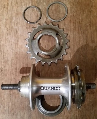 Hinterrad Nabe Singlespeed Freilauf QUANDO 36 LOCH Schraubgewinde ca. 450 Gramm - Bild 1 von 4