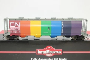 Intermountain HO CN Canadian National Cylindrical 4 Bay Covered Hopper NOS - Picture 1 of 8
