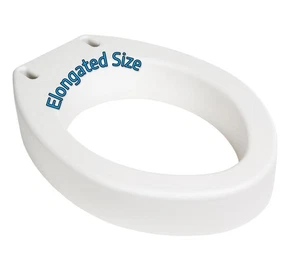 Toilet Seat Riser for Elongated Bowls - 3.5" Elevation, 300lb Capacity - Picture 1 of 5