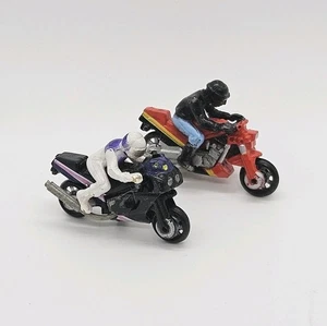 MICRO MACHINES 1990 SUPER BIKE RIDERS Lotto di 2 - Foto 1 di 3