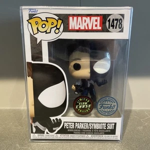 Funko Pop! Traje Peter Parker/Simbionte Marvel 1478 GITD CHASE Edición Limitada - Imagen 1 de 8