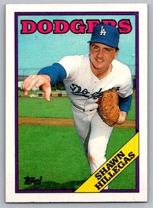 1988 Topps Shawn Hillegas Los Angeles Dodgers #455 - Foto 1 di 2