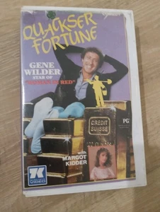 Quackser Fortune VHS Tape Gene Wilder Big Box Pal Ex-Rental Seven Keys Video - Picture 1 of 3
