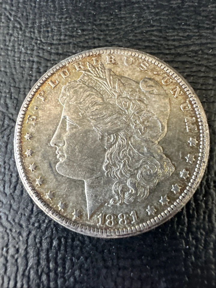 1881 CC $1 Carson City Morgan Silver Dollar High Grade Rare! Toned - Image 1 of 2
