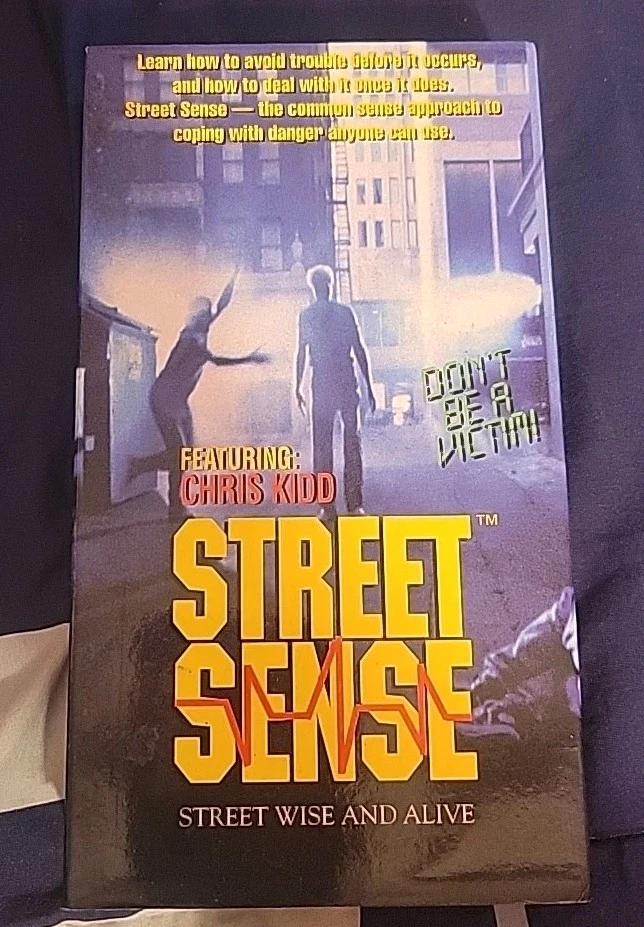 Street Sense (VHS, 1995) Chris Kidd Street Wise and Alive With Training Booklet - Image 1 of 4