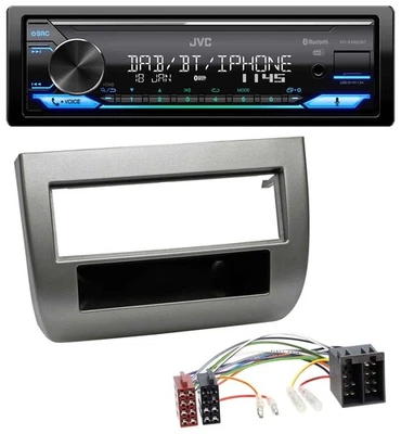 JVC Bluetooth DAB USB MP3 Autoradio für Lancia Y (843 03-11) anthrazit - Bild 1 von 4