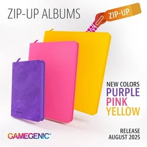 ALBUM ZIP GAMEGENIC - NUOVO **SCEGLI IL TUO COLORE** - Foto 1 di 1