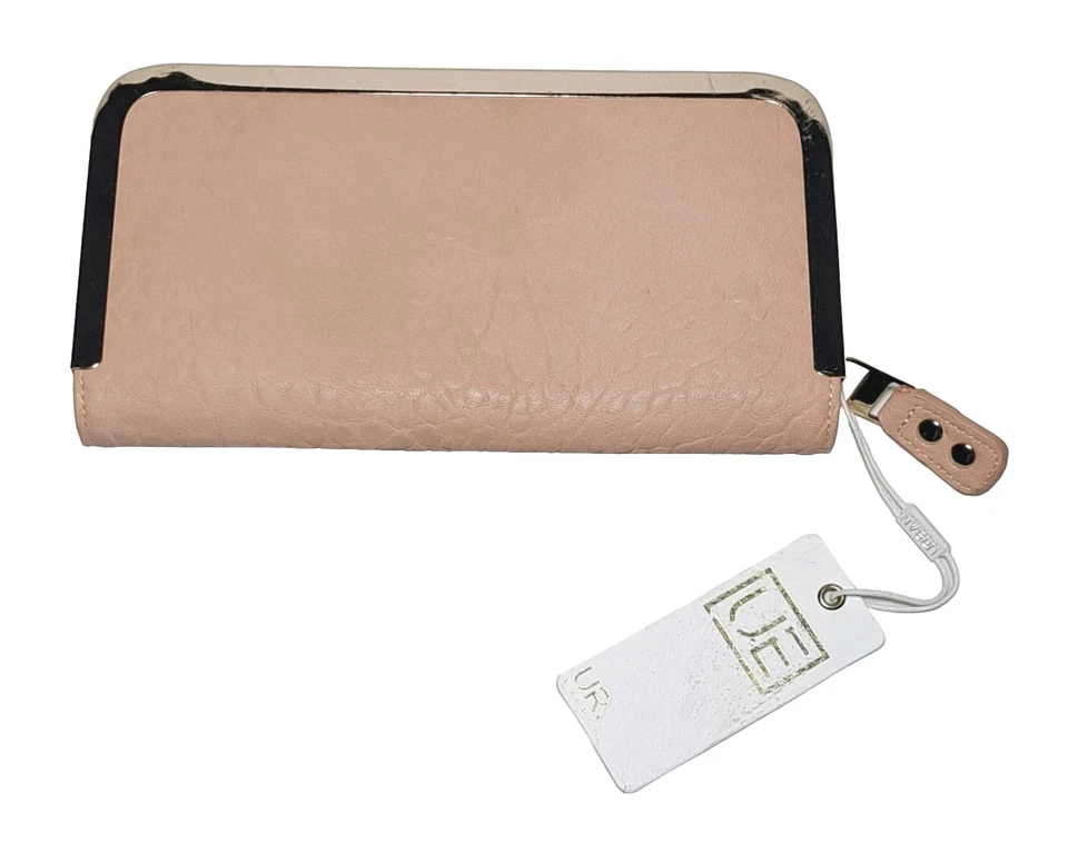 Cartera Urban Expressions Nude Trenton Cremallera Vegana Nueva con Etiquetas Foto 1 de 4