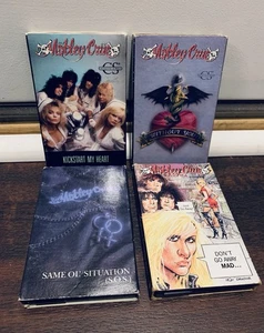Motley Crue Lot 4 Tape Cassette Singles Dr Feelgood EXCELLENT Condition Original - Bild 1 von 2