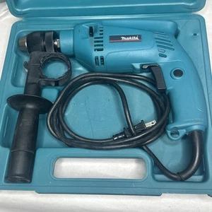 Makita HP1501 Martello perforatore a filo mandrino senza chiave Fwd/Rev con custodia e manico - Foto 1 di 13