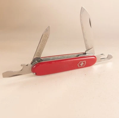 Victorinox Sportsman Swiss Army Knife Red 84mm 1976–1980 No Key Ring Crossbow - Image 1 of 4