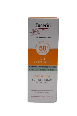 Eucerin Oil Control Sun Gel-Cream Dry Touch SPF50+ 50ml 12M PAO *Expired 05-2025 - Image 1 of 4