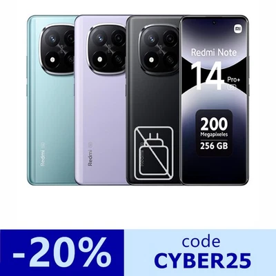 Xiaomi Redmi Note 14 Pro Plus 5G Smartphone NFC 8GB+256GB 200MP Dual SIM Global - Imagen 1 de 4