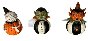 Johanna Parker Mummy Dracula Devil Shelf Tier Tray Accents Holiday Home Bar NEW - Picture 1 of 3