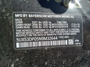 Engine 2.0L AWD Fits 20 BMW 530i 22188414 - Picture 1 of 8