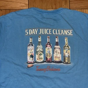 Tommy Bahama Herren T-Shirt "5 DAY JUICE CLEANSE" bestickt XL weinrot Hawaii - Bild 1 von 8