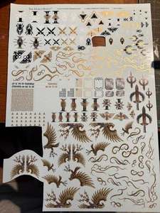 Warhammer 40K 10th Heresy Forgeworld Adeptus CUSTODES Forgeworld Transfer Sheet - Bild 1 von 1