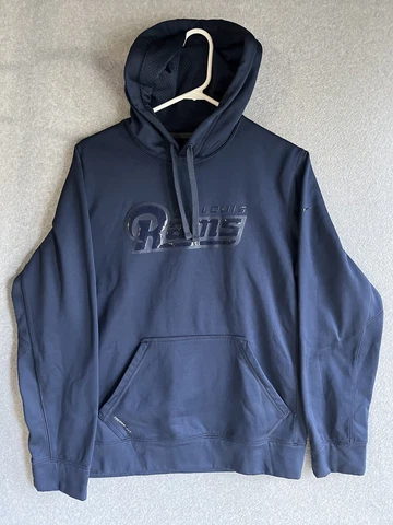 Nike NFL St. Louis RAMS Therma-fit on field hoodie Sz Small Cover