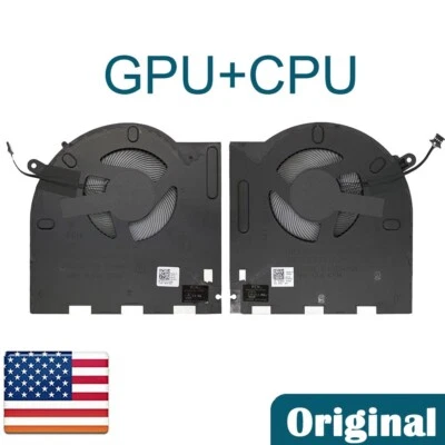 OEM For Dell Alienware M17 R3 M17 R4 RTX 0H5TYJ 0CNV63 2020 CPU+GPU Cooling Fan - Image 1 of 4