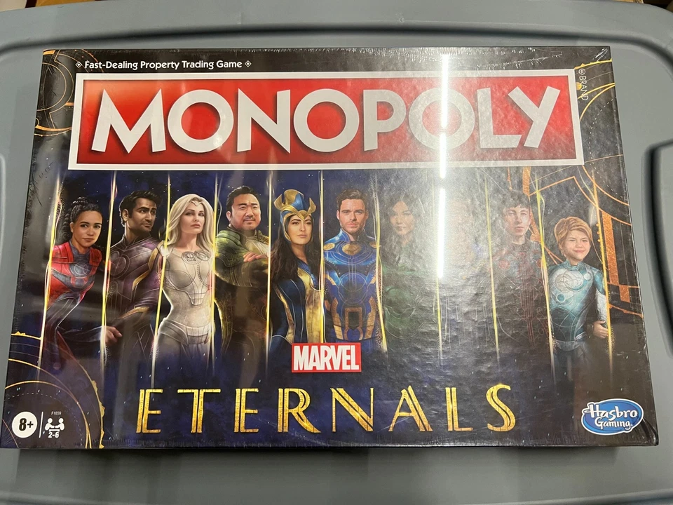 ETERNALS MONOPOLY Edición Juego de Mesa Marvel Studios Hasbro NUEVO Precintado Foto 1 de 1