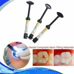 Dental Micro Flowable VLC Light Cure Resin Composite Syringe Kit 1PC Q6D4 I E5U2 - Picture 1 of 12
