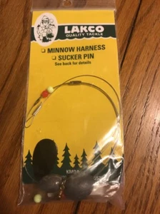 LAKCO Fishing Sucker Pins, Minnow Harness with Decoy Leader #631MH Ships N 24h - Picture 1 of 2
