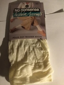 no sciocchezze accenti moda pantaloni a pois calze avorio - Foto 1 di 2