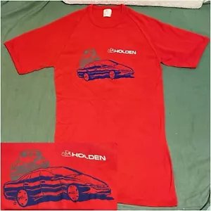 VINTAGE HOLDEN CARS 1970s 80s T-Shirt Mens Long Line AUS MADE V8s 105cm RARE - Picture 1 of 6