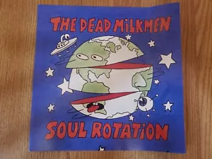 Póster promocional de doble cara 1992 de colección The Dead Milkmen Soul Rotation LEER - Imagen 1 de 7