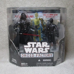 2008 Hasbro Star Wars Droid Factory DARTH VADER & K-3PX Two Figure Set Sealed - Picture 1 of 7