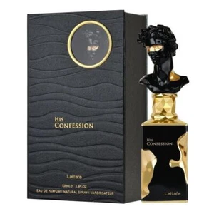 His Confession por Lattafa 3,4 oz / 100 ml Eau de Parfum Spray para Hombres Nuevo en Caja - Imagen 1 de 10