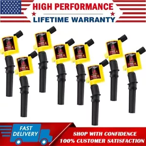Paquete de 8 bobinas de súper encendido de alta energía DG508 para Ford F150 4.6L 5.4L 6.8L V8 - Imagen 1 de 15