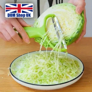 Vegetable Slicer Cabbage Shredder Peeler - Stainless Steel Blade Cutter - Picture 1 of 7
