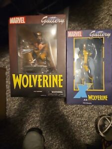 Diamond Select Toys Marvel Gallery X-Men Wolverine X-23 Comic PVC Statue LOT (2)