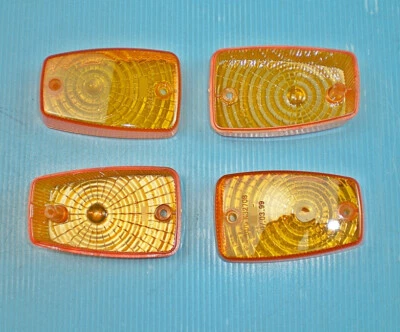 4 KS GTS 50 Blinker Lichtscheibe Spinnennetz E Zulassung passend für Zündapp NEU - Bild 1 von 2