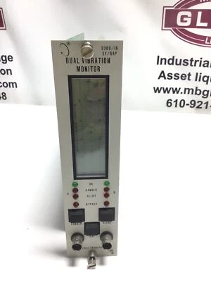 Bently Nevada 3300/16-03-01-00-00-00-00 Dual Vibration XY/GAP Monitor - Image 1 of 4