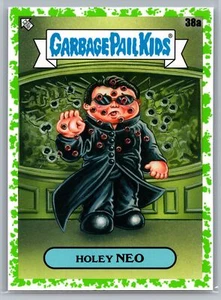 Topps Garbage Pail Kids 2023: Intergoolactic Mayhem #38a Holey Neo verde - Imagen 1 de 2