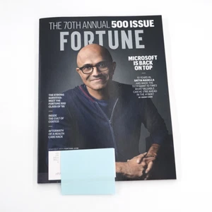 FORTUNE Magazine JUNE JULY 2024 THE FORTUNE 500 issue Satya Nadella Microsoft - Picture 1 of 4